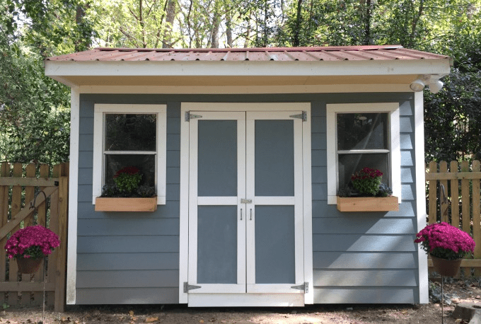 Flower Box on shed